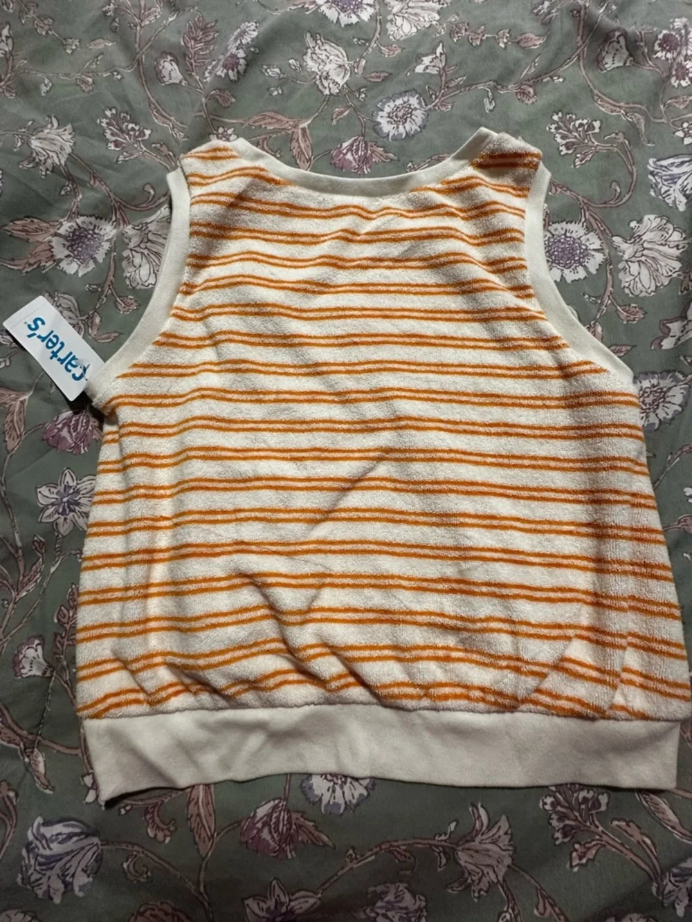 Girl's Knit Terry Tank Top size 7 NWT